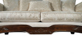 Sodaro Ivory/Dark Cherry Living Room Set by Furniture of America at Eve Furniture