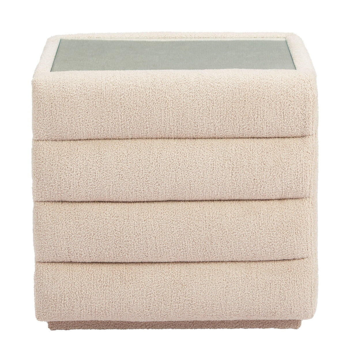 Soffice Beige Nightstand by Zuomod at Eve Furniture