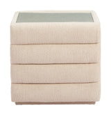 Soffice Beige Nightstand by Zuomod at Eve Furniture