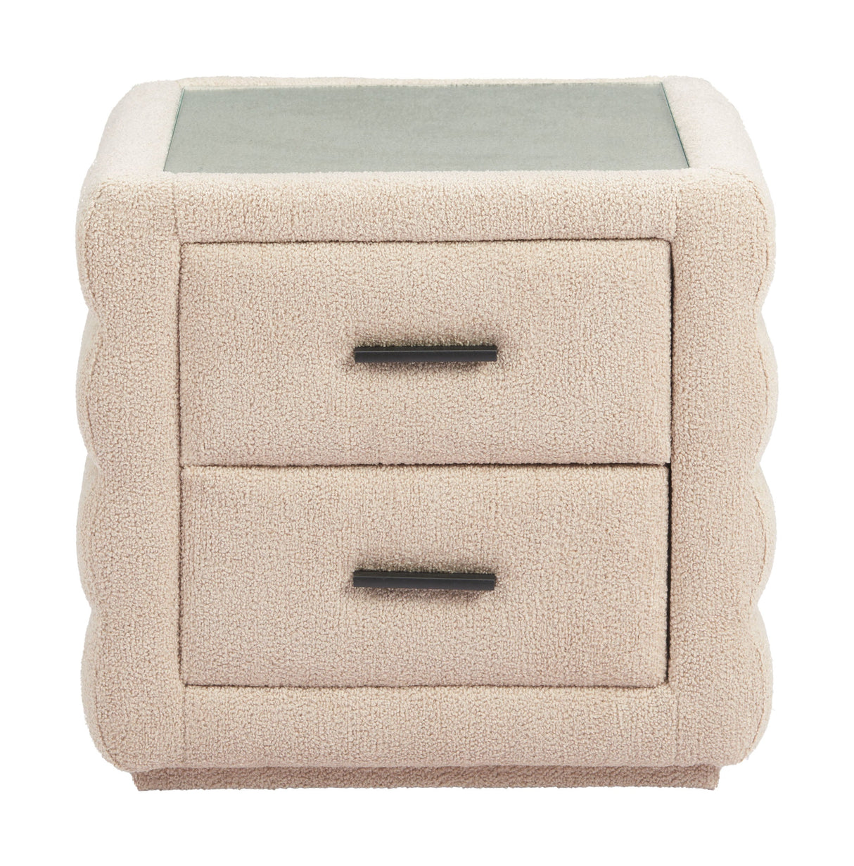 Soffice Beige Nightstand by Zuomod at Eve Furniture