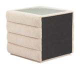 Soffice Beige Nightstand by Zuomod at Eve Furniture