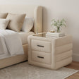 Soffice Beige Nightstand by Zuomod at Eve Furniture