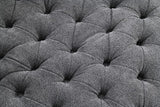 Sofi Drak Gray Button Tufted Swivel Chair by Furniture of America at Eve Furniture