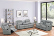 Sofia Gray 3-Piece Reclining Set by Happy Homes at Eve Furniture