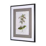 Soft Blue Botanoicals III by Mercana Studio Hand Embellished Framed Art Print Matted under Glass by Mercana at Eve Furniture