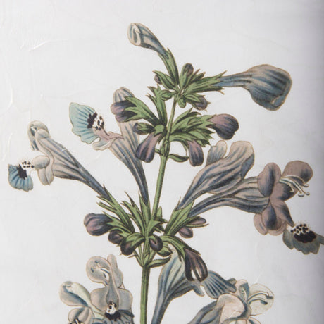 Soft Blue Botanoicals III by Mercana Studio Hand Embellished Framed Art Print Matted under Glass by Mercana at Eve Furniture