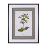 Soft Blue Botanoicals III by Mercana Studio Hand Embellished Framed Art Print Matted under Glass by Mercana at Eve Furniture