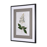 Soft Blue Botanoicals IV by Mercana Studio Hand Embellished Framed Art Print Matted under Glass by Mercana at Eve Furniture