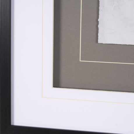 Soft Blue Botanoicals V by Mercana Studio Hand Embellished Framed Art Print Matted under Glass by Mercana at Eve Furniture