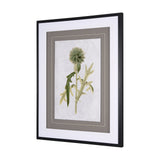 Soft Blue Botanoicals VI by Mercana Studio Hand Embellished Framed Art Print Matted under Glass by Mercana at Eve Furniture