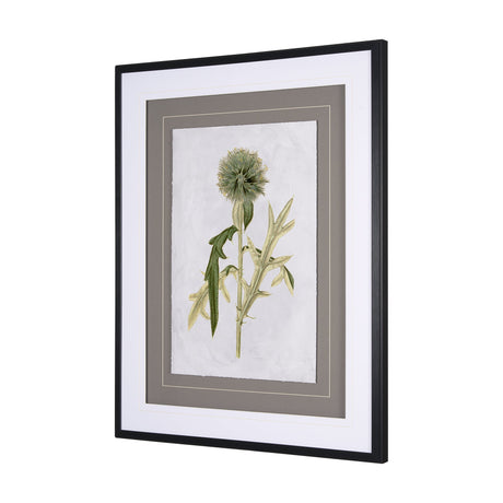 Soft Blue Botanoicals VI by Mercana Studio Hand Embellished Framed Art Print Matted under Glass by Mercana at Eve Furniture