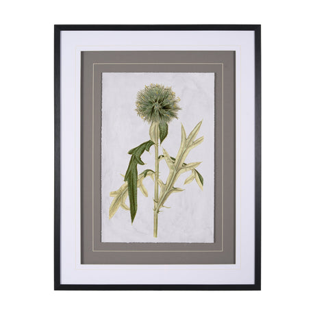 Soft Blue Botanoicals VI by Mercana Studio Hand Embellished Framed Art Print Matted under Glass by Mercana at Eve Furniture