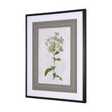 Soft Blue Botanoicals VII by Mercana Studio Hand Embellished Framed Art Print Matted under Glass by Mercana at Eve Furniture