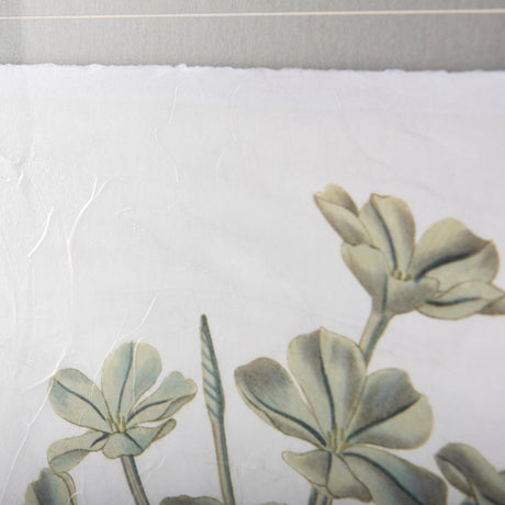 Soft Blue Botanoicals VII by Mercana Studio Hand Embellished Framed Art Print Matted under Glass by Mercana at Eve Furniture