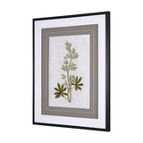 Soft Blue Botanoicals VIII by Mercana Studio Hand Embellished Framed Art Print Matted under Glass by Mercana at Eve Furniture