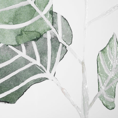 Soft Eucalyptus Branch I by Emma Scarvey Hand Embellished Framed Art Print Matted under Glass by Mercana at Eve Furniture