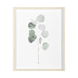 Soft Eucalyptus Branch I by Emma Scarvey Hand Embellished Framed Art Print Matted under Glass by Mercana at Eve Furniture
