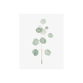Soft Eucalyptus Branch II by Emma Scarvey a Hand Embellished Textured Canvas by Mercana at Eve Furniture