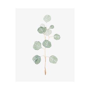 Soft Eucalyptus Branch II by Emma Scarvey a Hand Embellished Textured Canvas by Mercana at Eve Furniture