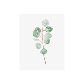 Soft Eucalyptus Branch III by Emma Scarvey a Hand Embellished Textured Canvas by Mercana at Eve Furniture