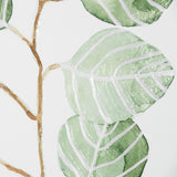 Soft Eucalyptus Branch III by Emma Scarvey Hand Embellished Framed Art Print Matted under Glass by Mercana at Eve Furniture