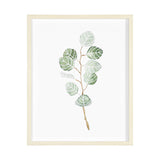 Soft Eucalyptus Branch III by Emma Scarvey Hand Embellished Framed Art Print Matted under Glass by Mercana at Eve Furniture