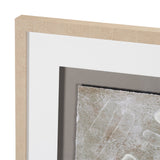 Soft Geometry II by Mercana Studio Hand-Embellished Textured Framed Artwork Matted under Glass by Mercana at Eve Furniture