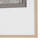 Soft Geometry II by Mercana Studio Hand-Embellished Textured Framed Artwork Matted under Glass by Mercana at Eve Furniture