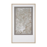 Soft Geometry II by Mercana Studio Hand-Embellished Textured Framed Artwork Matted under Glass by Mercana at Eve Furniture