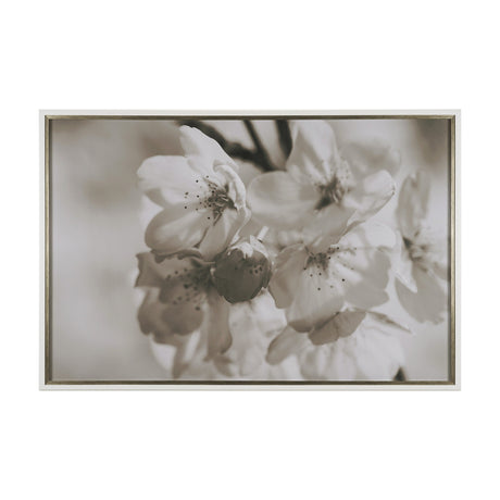 Soft Petals I by Nancy Crowell a Hand Embellished Textured Framed Photo Art Print Matted under Glass by Mercana at Eve Furniture