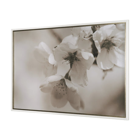 Soft Petals II by Nancy Crowell a Hand Embellished Textured Framed Photo Art Print Matted under Glas by Mercana at Eve Furniture