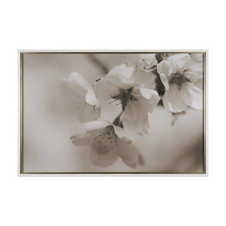 Soft Petals II by Nancy Crowell a Hand Embellished Textured Framed Photo Art Print Matted under Glas by Mercana at Eve Furniture