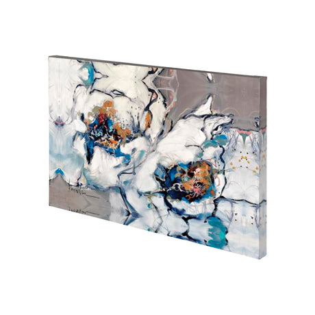 Softly Blooming by Mercana Studio a Hand Embellished Textured Canvas by Mercana at Eve Furniture