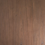 Sohan Dark Brown Elm Wood Oblong Desk by Mercana at Eve Furniture