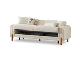 Soho 3-pieces (Sofa & Loveseat & Chair) Livingroom Set in Cream by Furnia at Eve Furniture