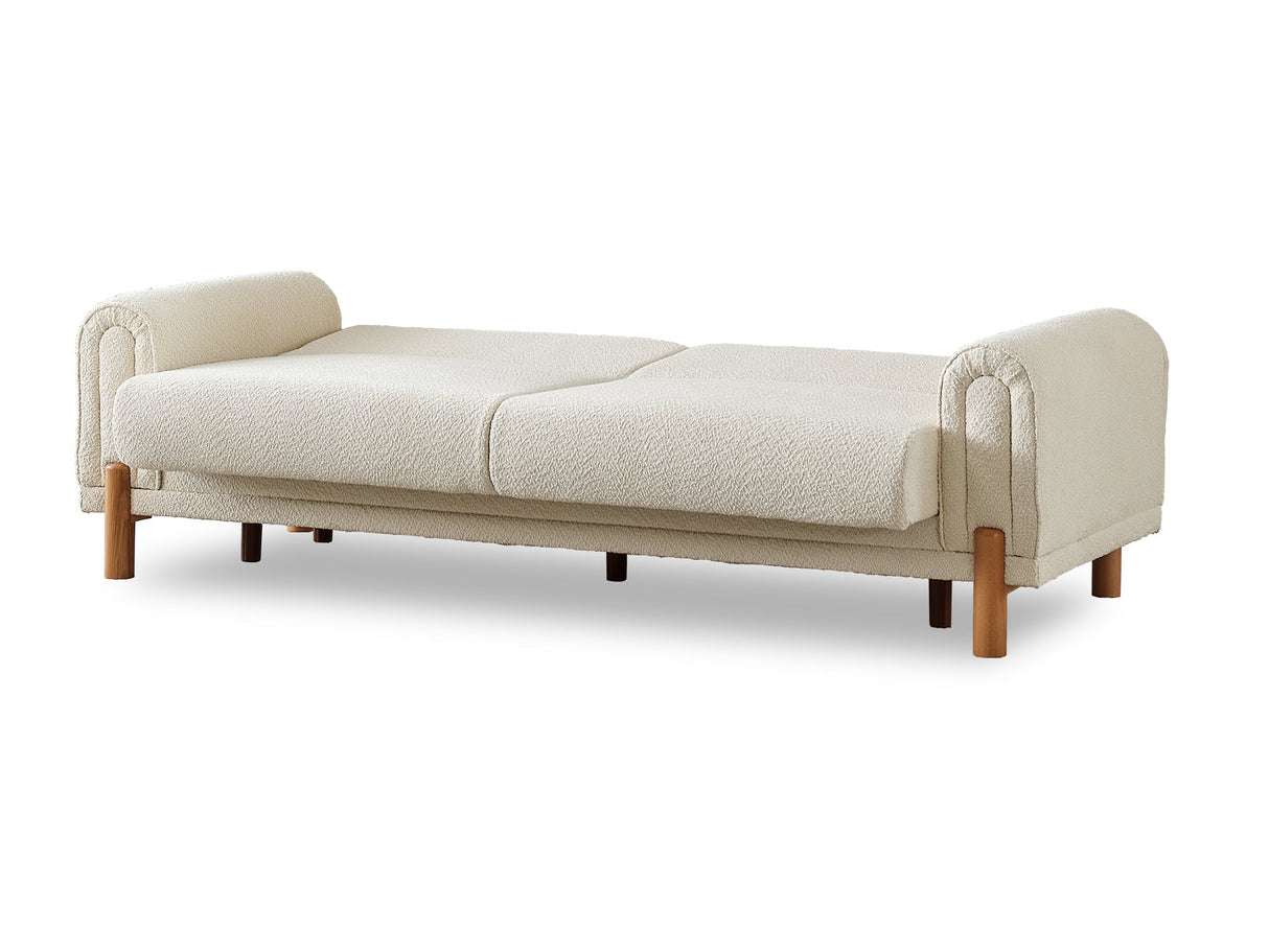 Soho 3-pieces (Sofa & Loveseat & Chair) Livingroom Set in Cream by Furnia at Eve Furniture