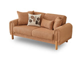 Soho 3-pieces (Sofa & Loveseat & Chair) Livingroom Set in Somon by Furnia at Eve Furniture