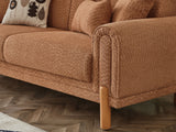 Soho 3-pieces (Sofa & Loveseat & Chair) Livingroom Set in Somon by Furnia at Eve Furniture