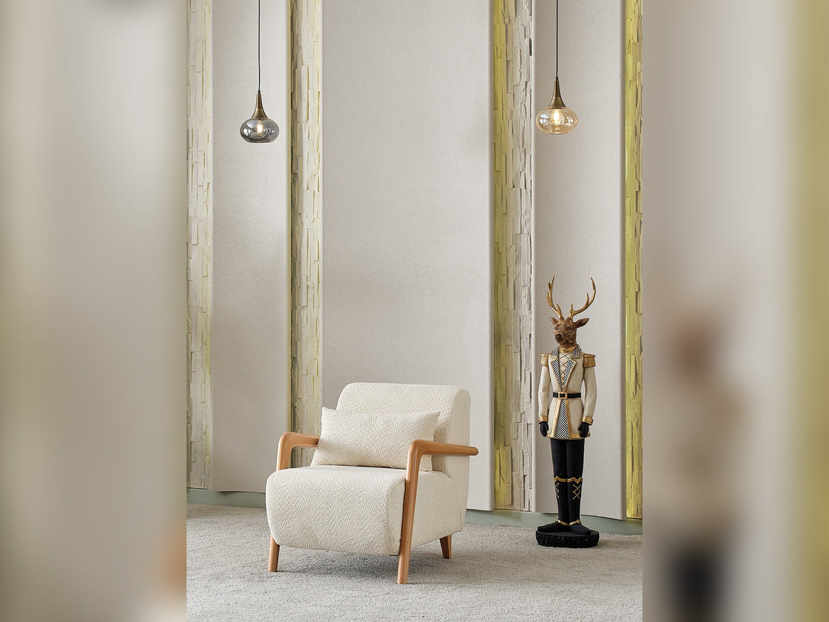 Soho 4-pieces (2 Sofa & 2 Chair) Livingroom Set Cream - Clearance by Furnia at Eve Furniture