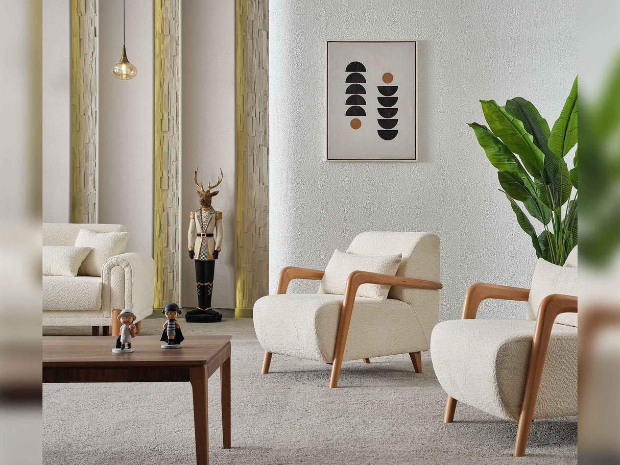 Soho Chair Cream by Furnia at Eve Furniture