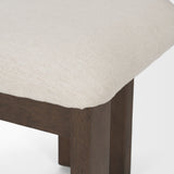 Soho Curved Open Back Cream Chenille Tripod Frame Dining Chair, Set of 2 by Mercana at Eve Furniture
