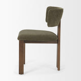 Soho Curved Open Back Olive Tripod Frame Dining Chair by Mercana at Eve Furniture