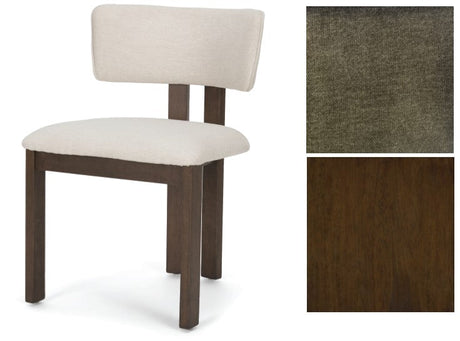 Soho Curved Open Back Olive Tripod Frame Dining Chair by Mercana at Eve Furniture