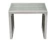 SOHO Stainless Steel End Table by Diamond Sofa at Eve Furniture