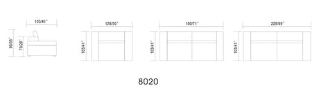 Soho White Living Room Set by New Era Innovations at Eve Furniture