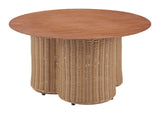 Soka Natural Outdoor Coffee Table by Zuomod at Eve Furniture