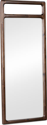 Sol Brown Spce Beveled Glass Floor Mirror by Modus Furniture at Eve Furniture