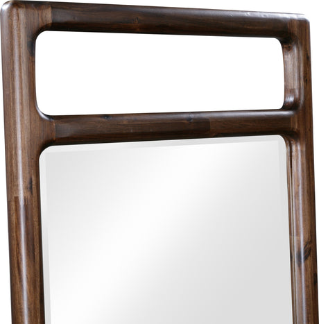 Sol Brown Spce Beveled Glass Floor Mirror by Modus Furniture at Eve Furniture