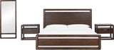 Sol Brown Spce Beveled Glass Floor Mirror by Modus Furniture at Eve Furniture