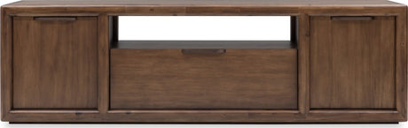 Sol Brown Spice 88" Media Console by Modus Furniture at Eve Furniture